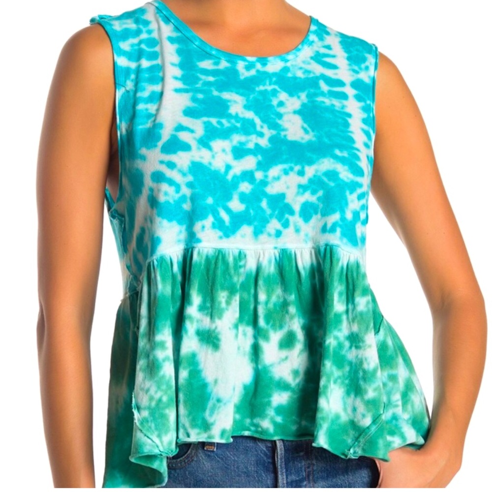 FREE PEOPLE We the Free Tie Dye Anytime Tank